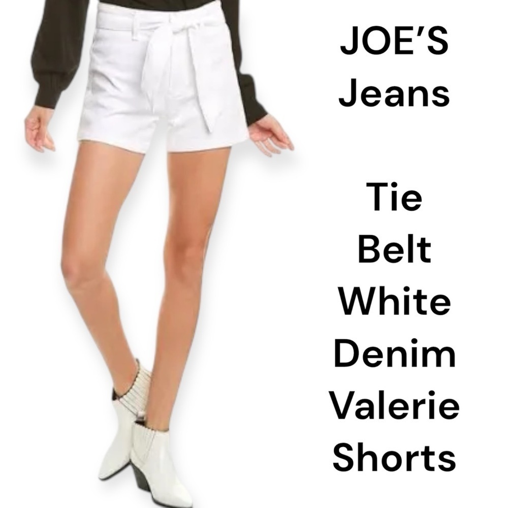 Joe’s Jeans White Denim Shorts Size 27 Valerie - Picture 5 of 7